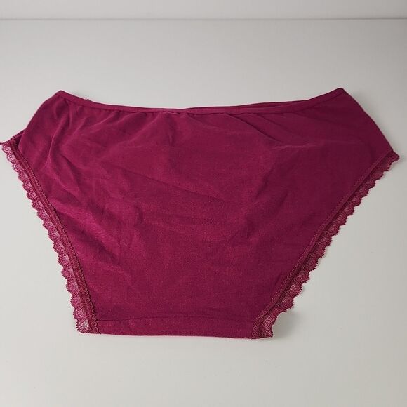 4 Splendies Bikini Brief Womens 1X Underwear Panties Sheer Lace Cotton Mix NWT - Picture 9 of 16